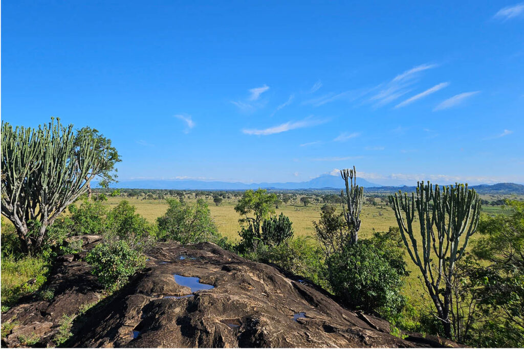 The valley of Kidepo Valley National Park in the north of Karamoja Uganda