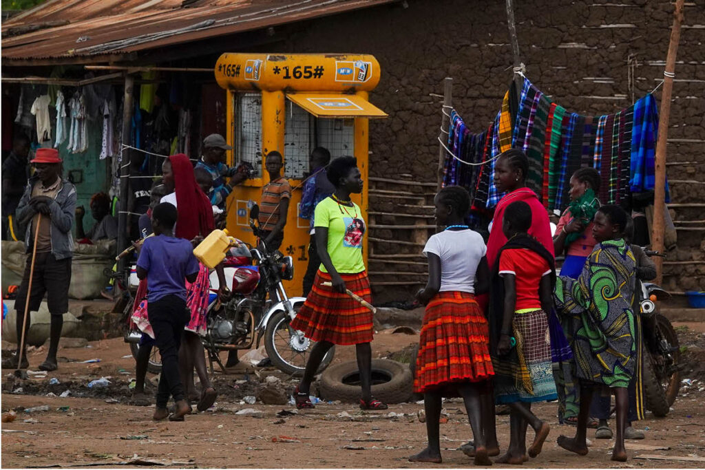 Daily life as seen on the streets in Karamoja Uganda