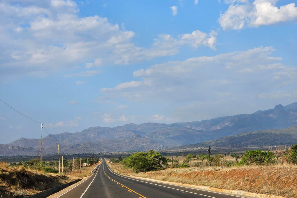 The road after Chepsikunya when you enter Karamoja from the Pian Upe side