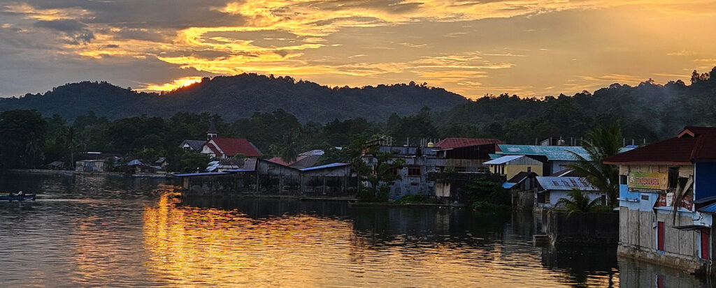 The Skyline of Saparoea Island in the Moluccas of Indonesia