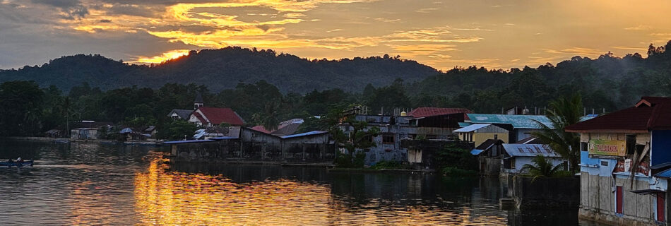 The Skyline of Saparoea Island in the Moluccas of Indonesia