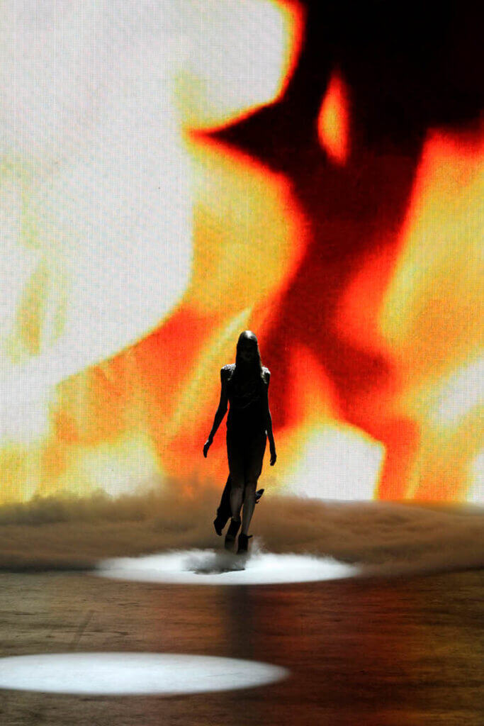 JANBOELO show Spring Summer 2013 collection opening of the show